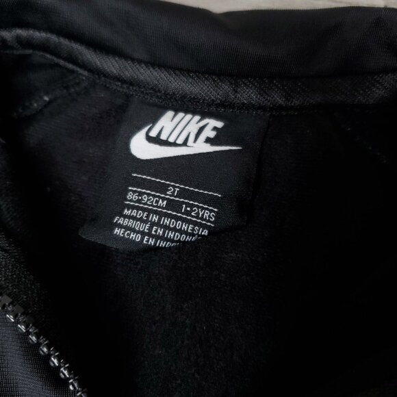 Nike Baby Boys Logo Taping Full Zip Jacket & Jogger Pant Tricot 2 Piece Set 2T - Picture 5 of 7